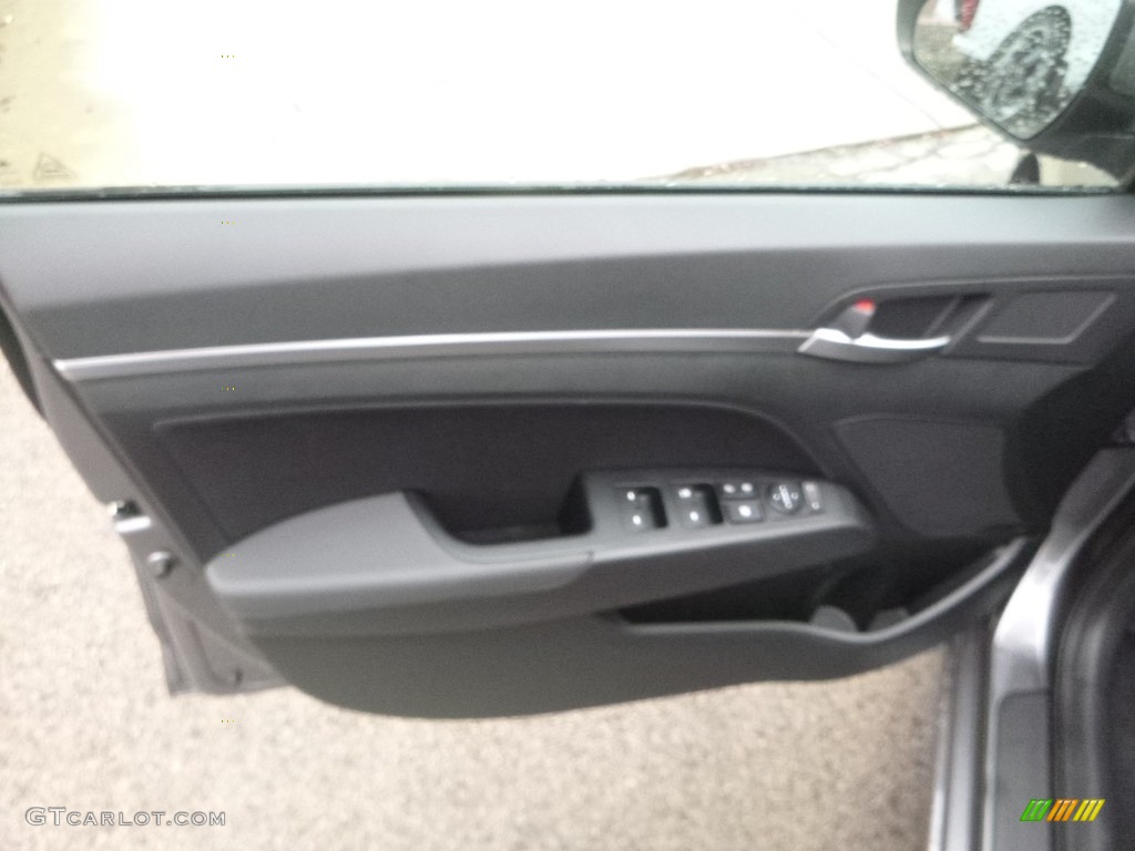 2019 Elantra SEL - Machine Gray / Black photo #11