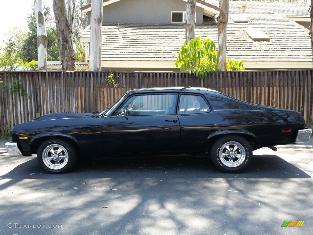 Black 1973 Chevrolet Nova Coupe Exterior Photo #130237513