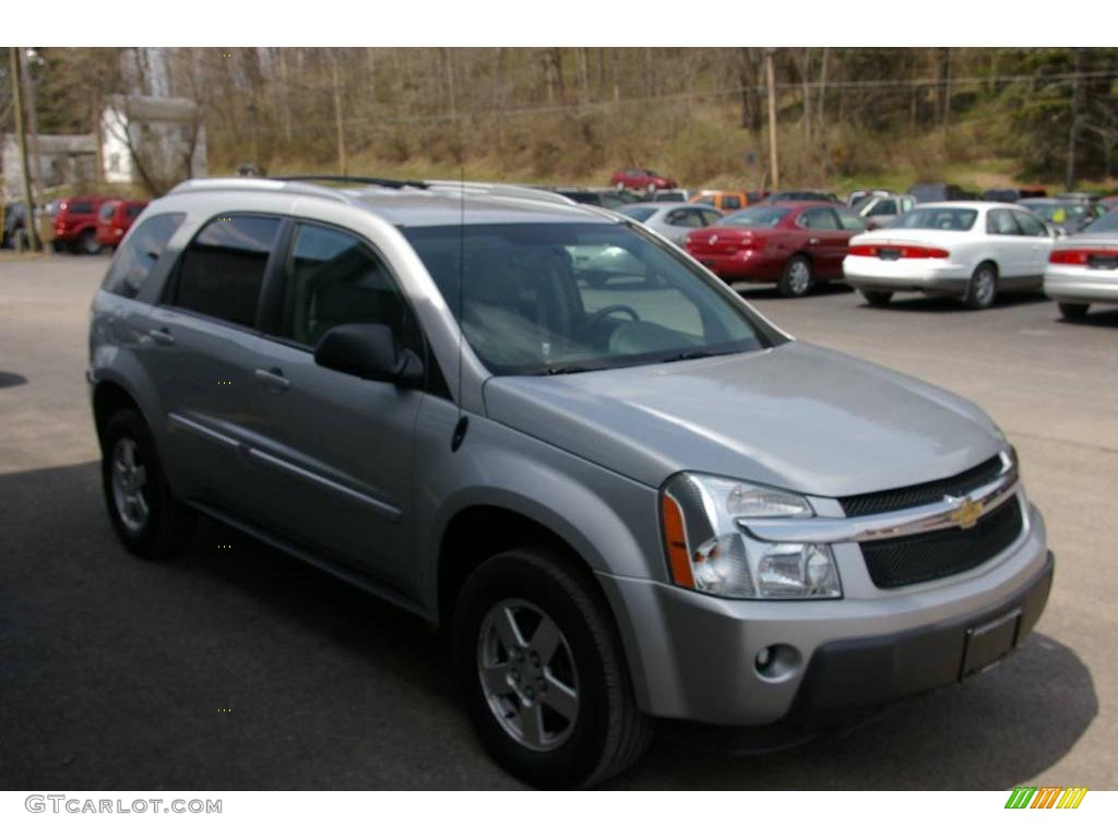 2005 Equinox LT AWD - Galaxy Silver Metallic / Light Gray photo #12