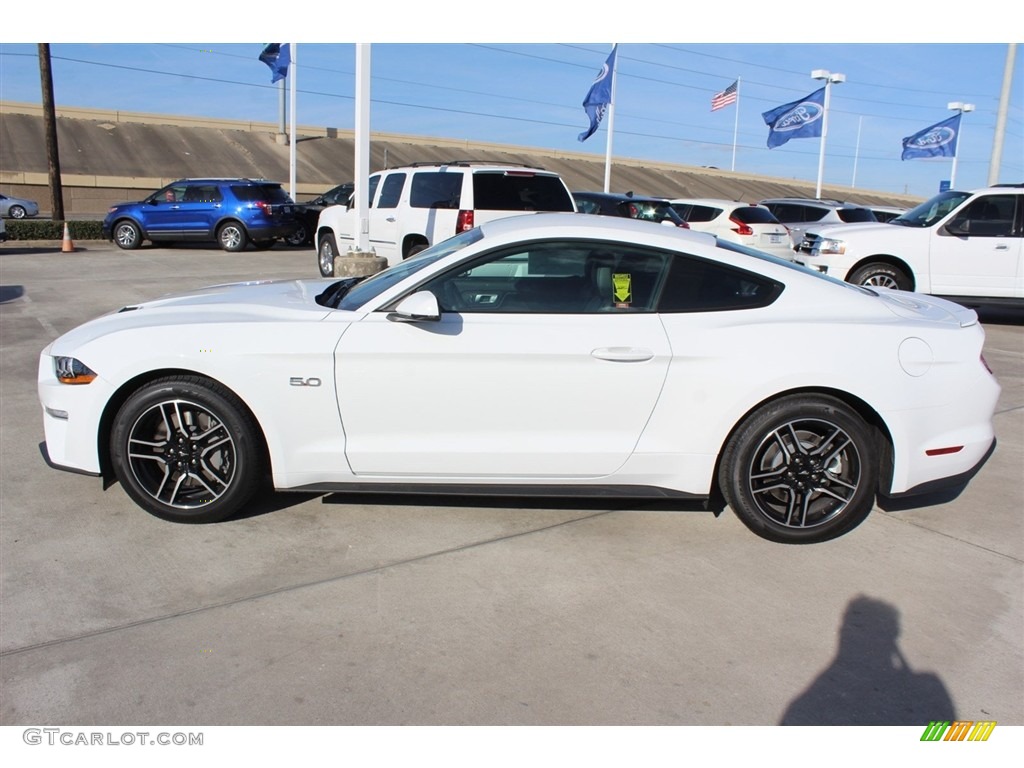 2018 Mustang GT Premium Fastback - Oxford White / Ebony photo #3