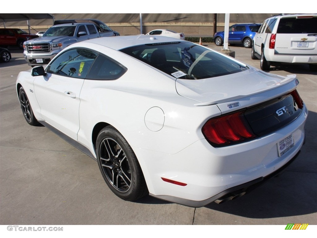 2018 Mustang GT Premium Fastback - Oxford White / Ebony photo #4