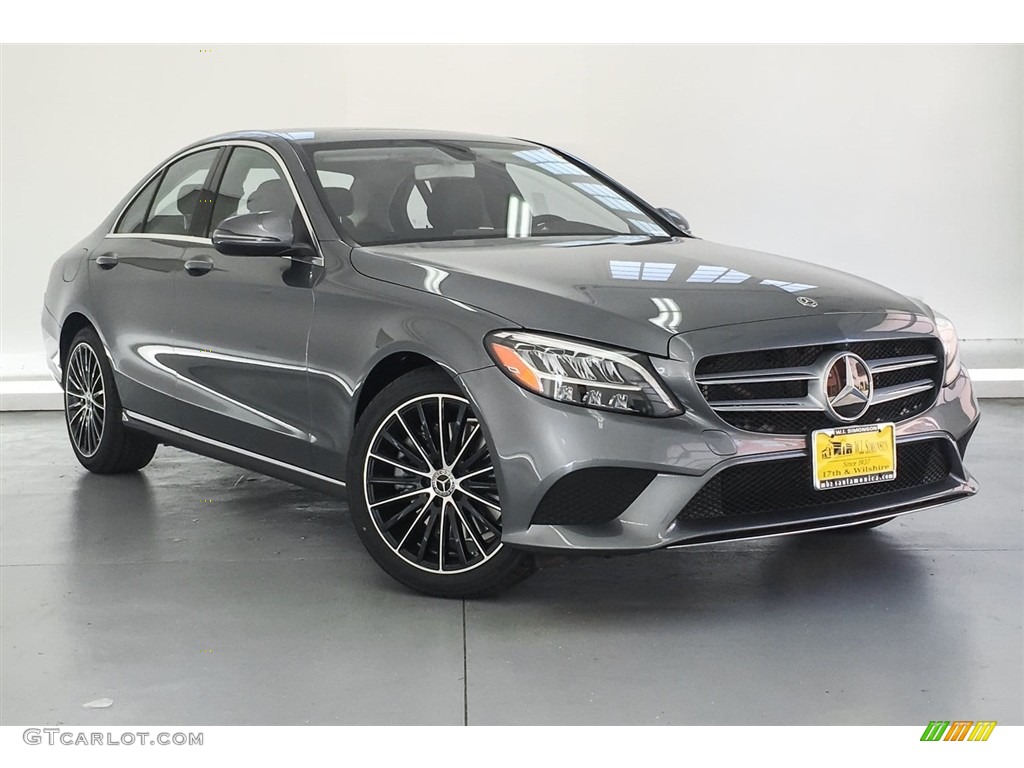 Selenite Grey Metallic 2019 Mercedes-Benz C 300 Sedan Exterior Photo #130238119