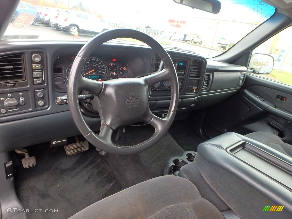 2002 Silverado 1500 LS Extended Cab 4x4 - Forest Green Metallic / Graphite Gray photo #10