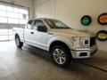 2018 Ingot Silver Ford F150 XL SuperCab 4x4  photo #1