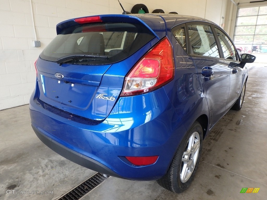 2018 Fiesta SE Hatchback - Lightning Blue / Charcoal Black photo #2