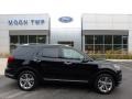 2018 Shadow Black Ford Explorer Limited 4WD  photo #1