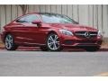 2017 designo Cardinal Red Metallic Mercedes-Benz C 300 4Matic Coupe  photo #2