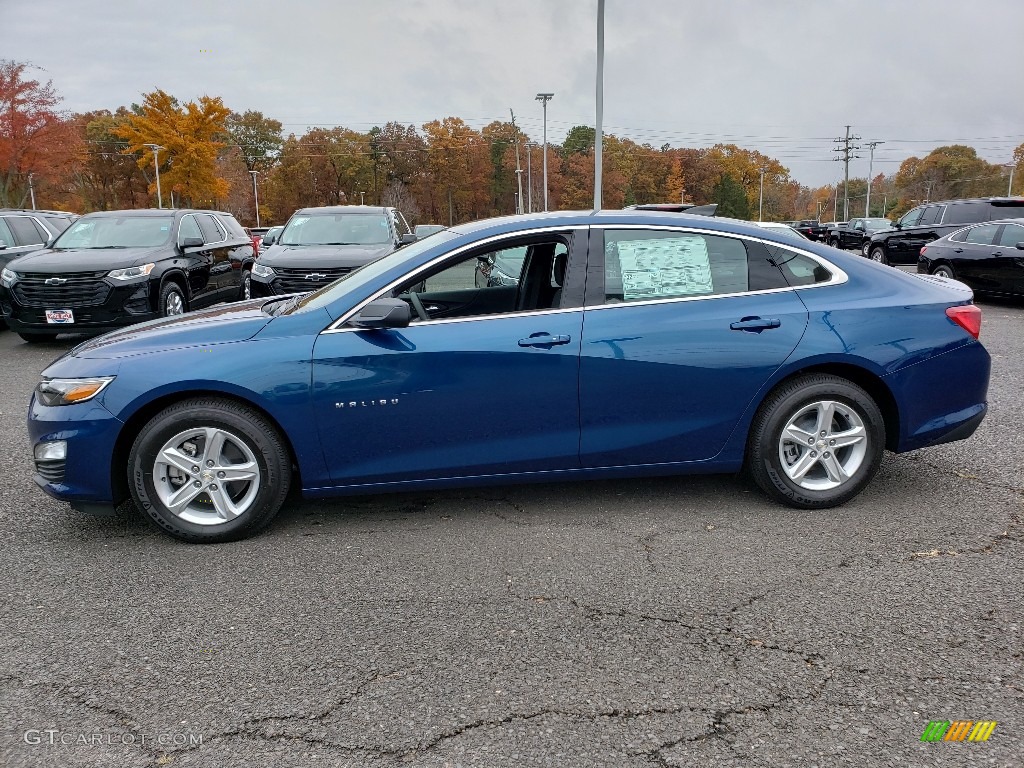 Pacific Blue Metallic 2019 Chevrolet Malibu LS Exterior Photo #130242536