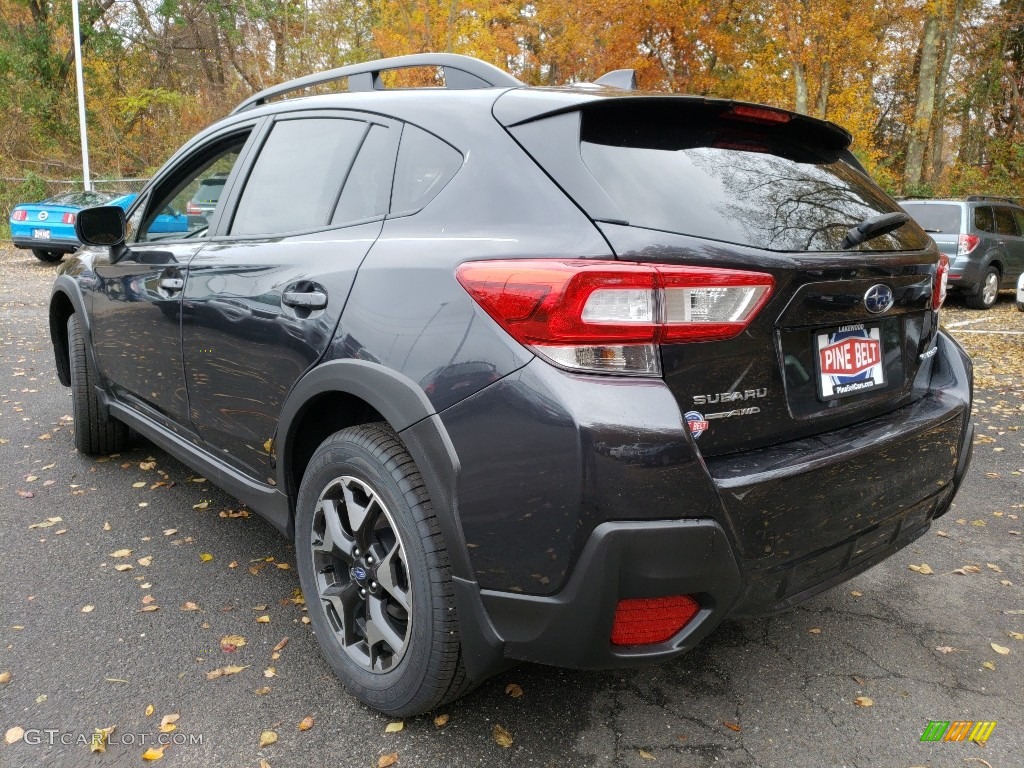 2019 Crosstrek 2.0i Premium - Dark Gray Metallic / Black photo #4