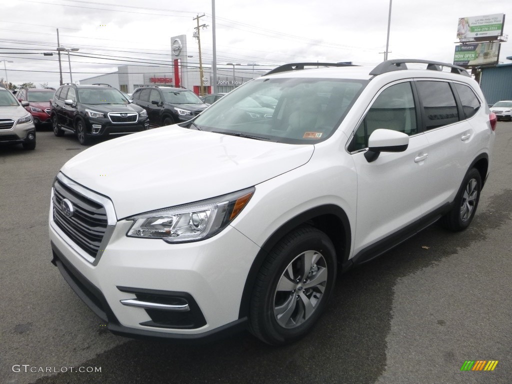 Crystal White Pearl 2019 Subaru Ascent Premium Exterior Photo #130243487
