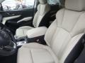 2019 Subaru Ascent Warm Ivory Interior Front Seat Photo