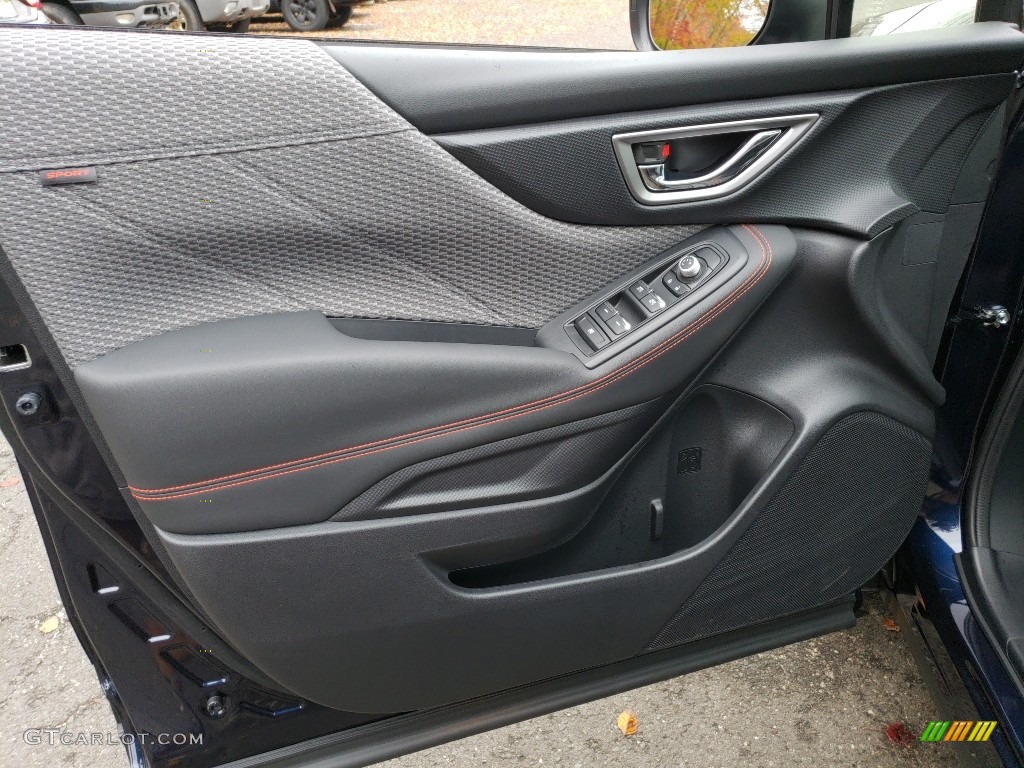 2019 Subaru Forester 2.5i Sport Gray Sport Door Panel Photo #130244444