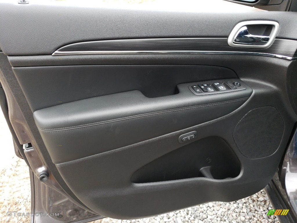2019 Jeep Grand Cherokee Limited 4x4 Black Door Panel Photo #130248104