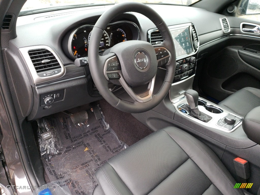 Black Interior 2019 Jeep Grand Cherokee Limited 4x4 Photo #130248149
