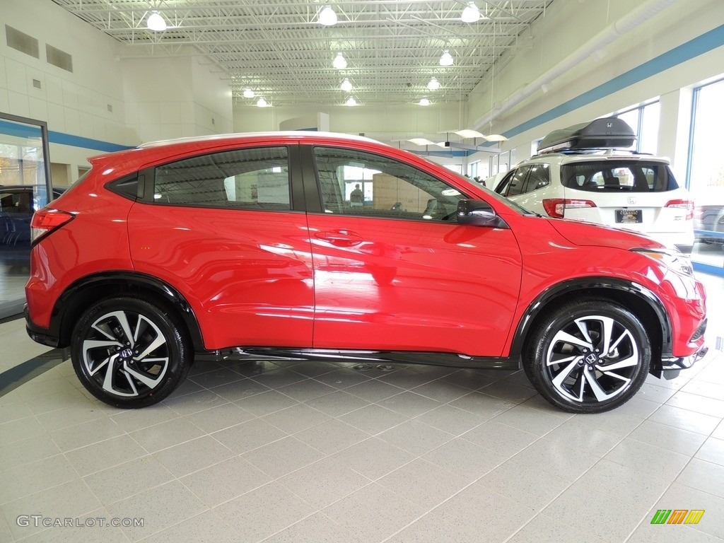 Milano Red 2019 Honda HR-V Sport Exterior Photo #130249826
