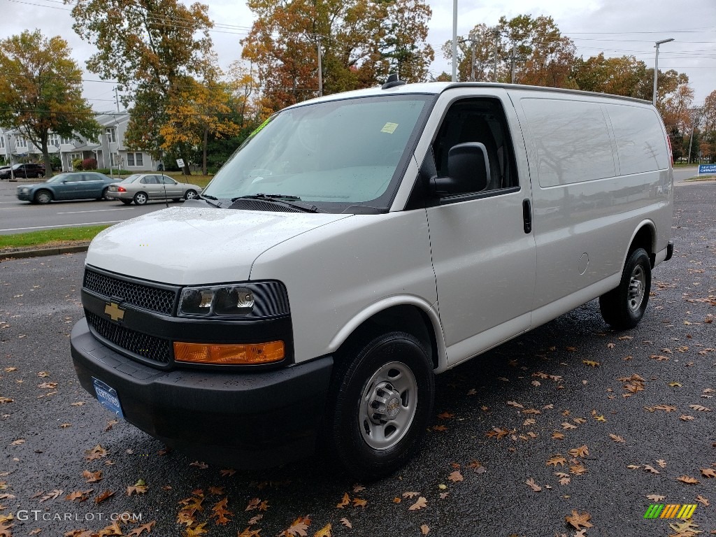 Summit White 2018 Chevrolet Express 2500 Cargo WT Exterior Photo #130251107