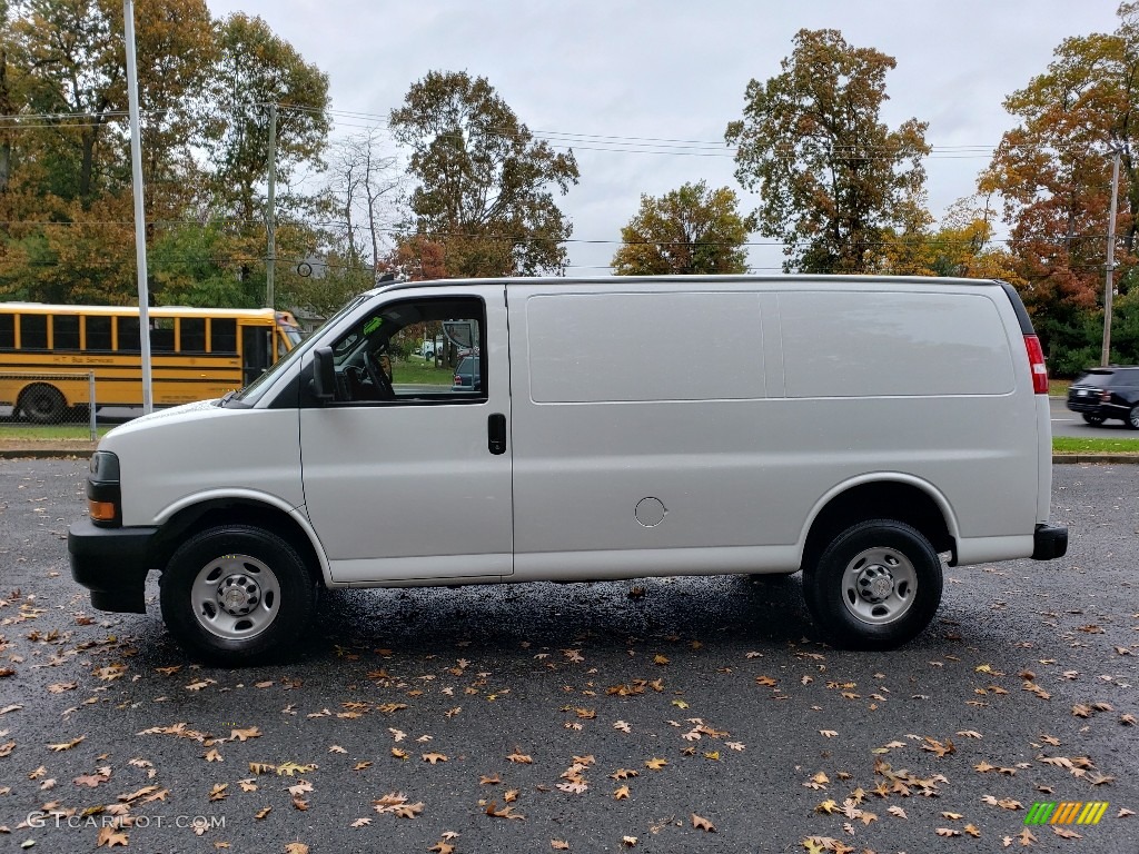 Summit White 2018 Chevrolet Express 2500 Cargo WT Exterior Photo #130251128