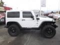 2013 Bright White Jeep Wrangler Sahara 4x4  photo #6