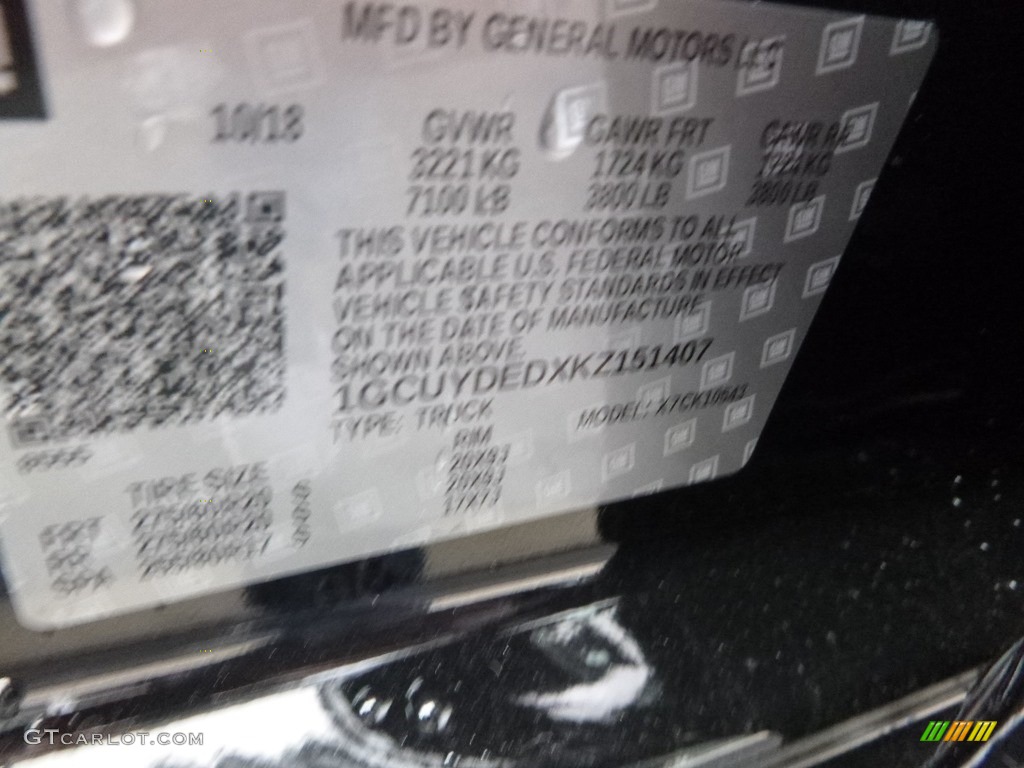 2019 Silverado 1500 LT Crew Cab 4WD - Black / Jet Black photo #12