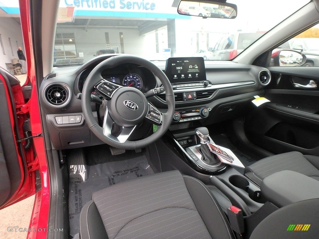 Black Interior 2019 Kia Forte S Photo #130252556