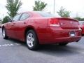 2009 Inferno Red Crystal Pearl Dodge Charger SXT  photo #2