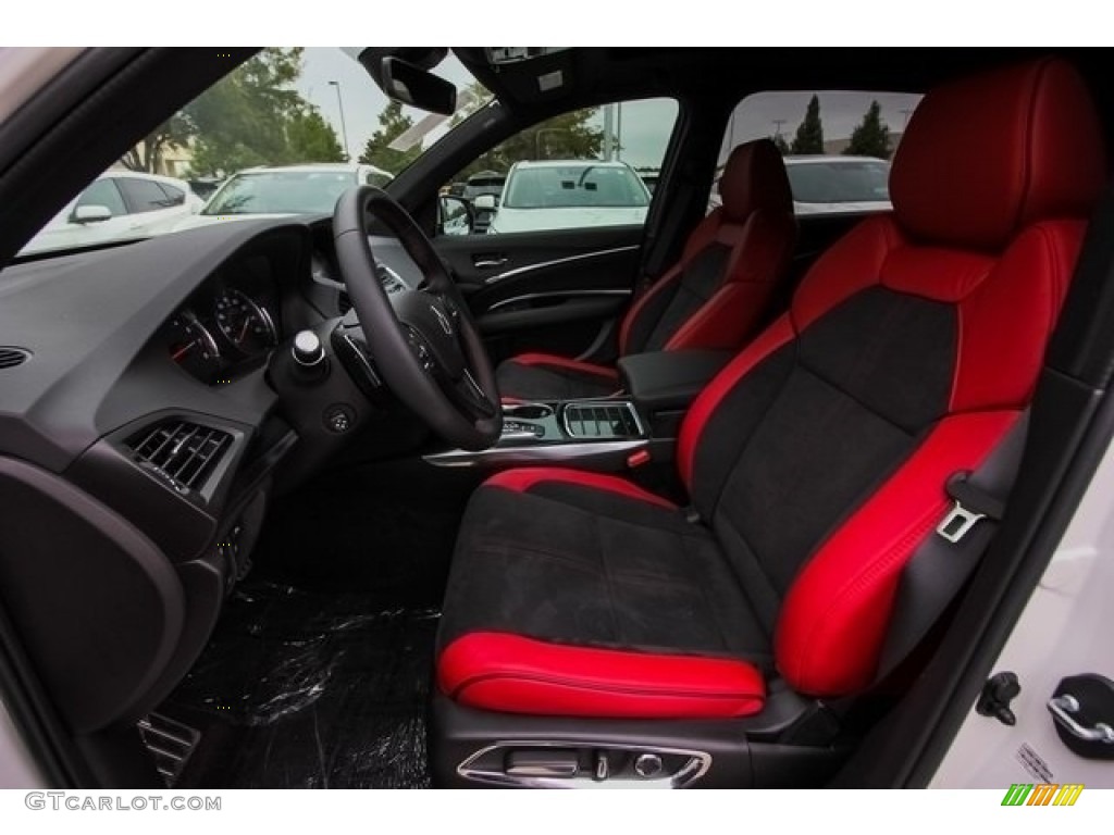 Red Interior 2019 Acura MDX A Spec SH-AWD Photo #130253695