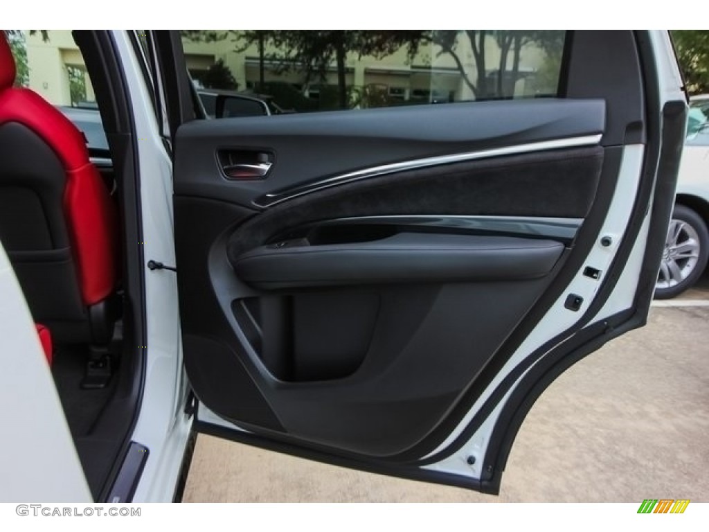 2019 Acura MDX A Spec SH-AWD Red Door Panel Photo #130253801