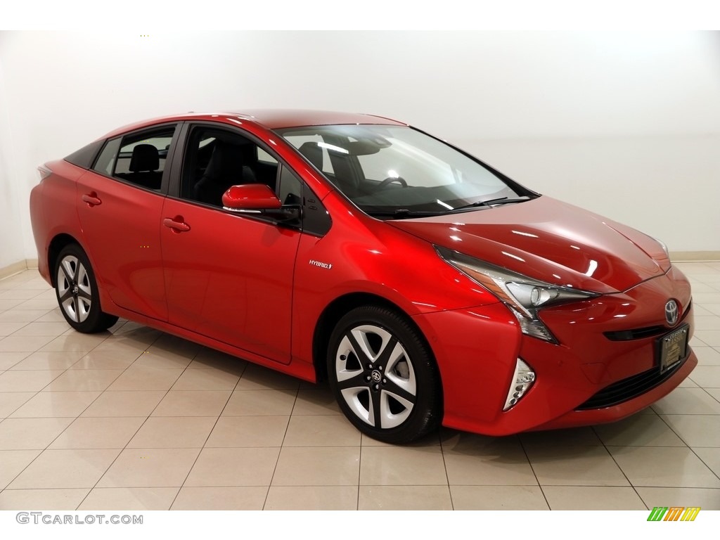2017 Prius Prius Four Touring - Hypersonic Red / Black photo #1