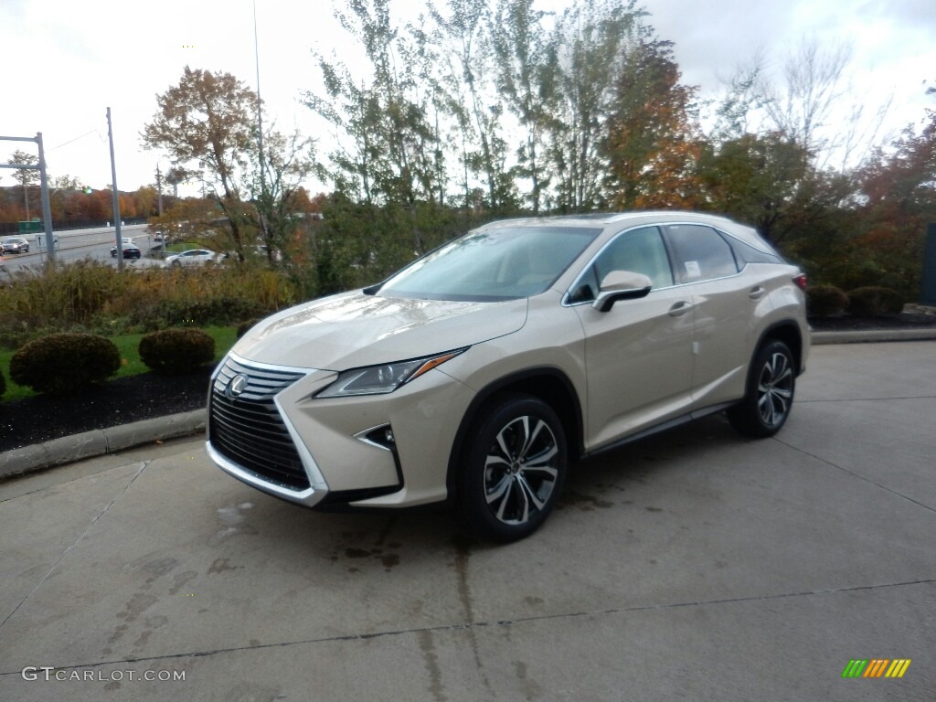 Satin Cashmere Metallic 2019 Lexus RX 350 AWD Exterior Photo #130258373