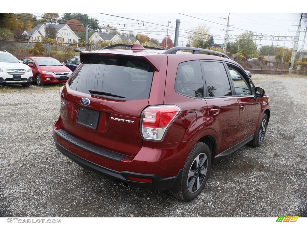 2018 Forester 2.5i Premium - Venetian Red Pearl / Platinum photo #6