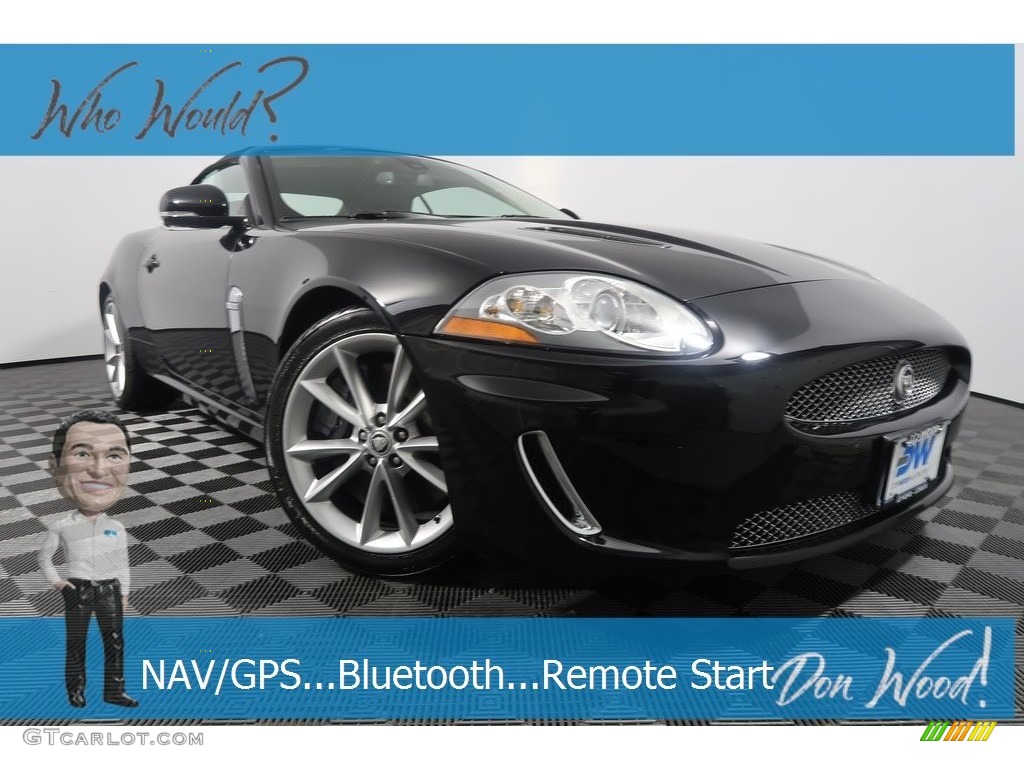 Ebony Black Jaguar XK