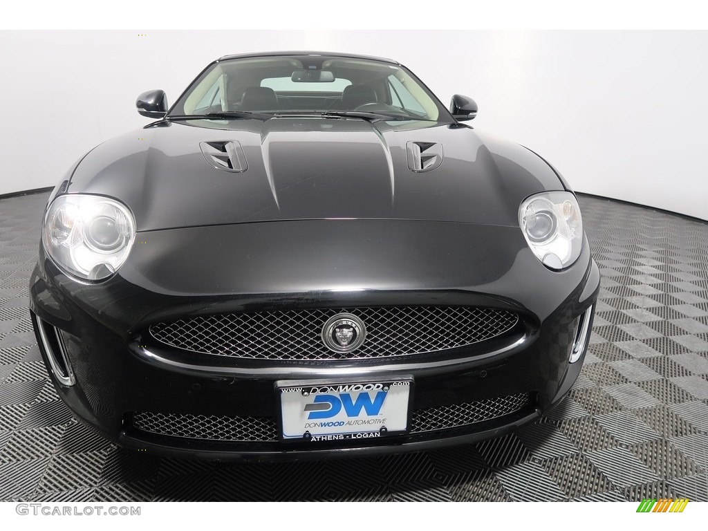 2011 XK XKR Convertible - Ebony Black / Warm Charcoal/Warm Charcoal photo #7