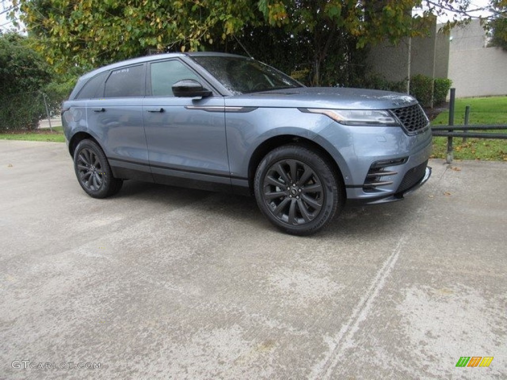 Byron Blue Metallic 2019 Land Rover Range Rover Velar R-Dynamic SE Exterior Photo #130260935
