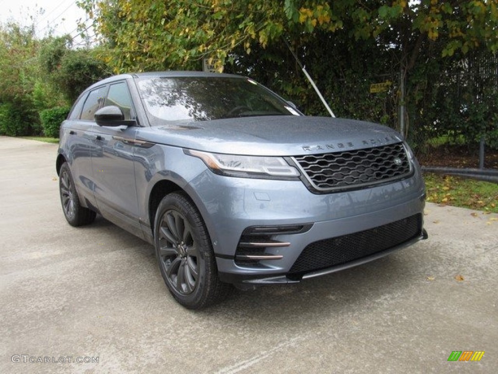 Byron Blue Metallic 2019 Land Rover Range Rover Velar R-Dynamic SE Exterior Photo #130260954