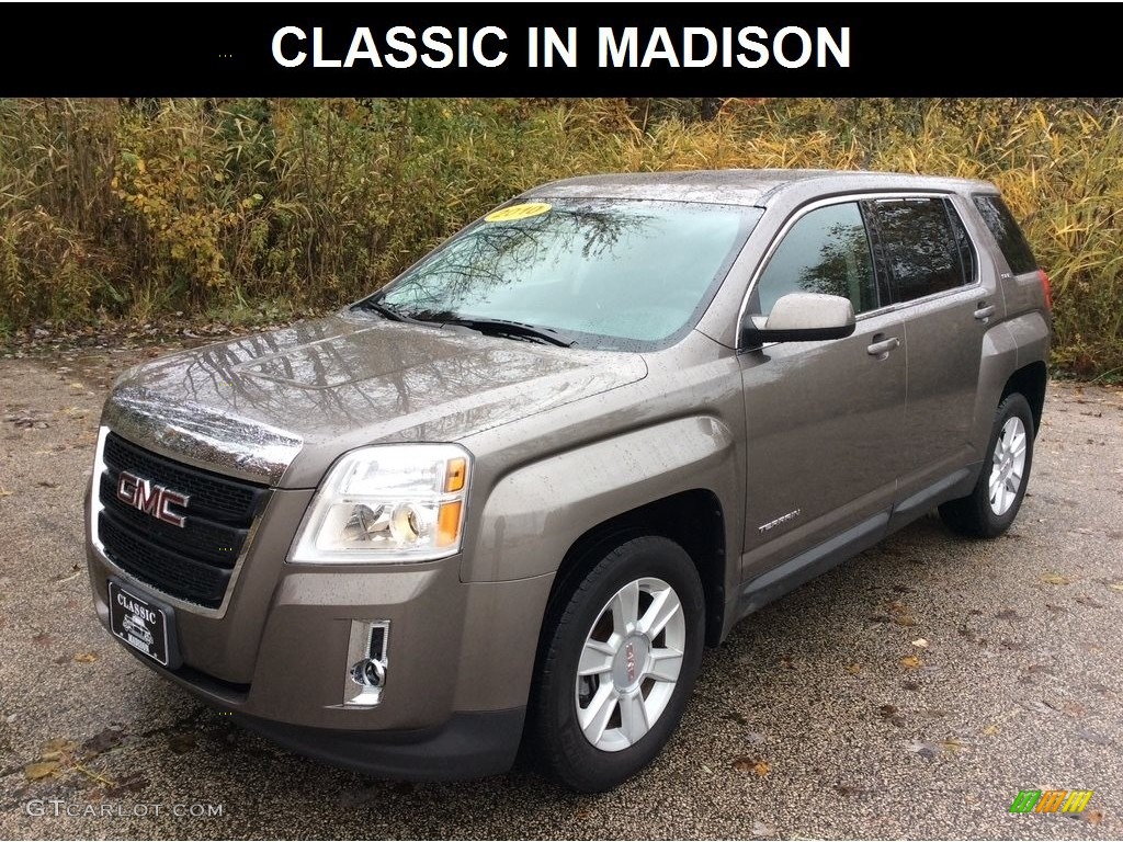 2010 Terrain SLE AWD - Mocha Steel Metallic / Jet Black photo #1