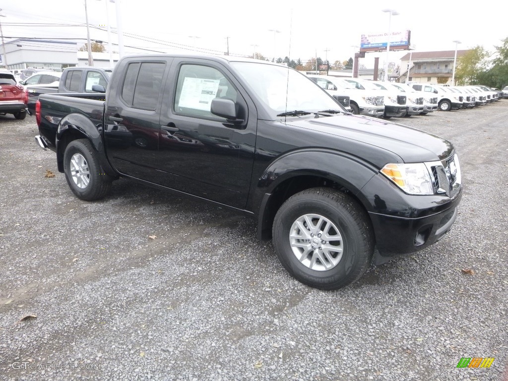 Midnight Black 2019 Nissan Frontier SV Crew Cab 4x4 Exterior Photo #130264952