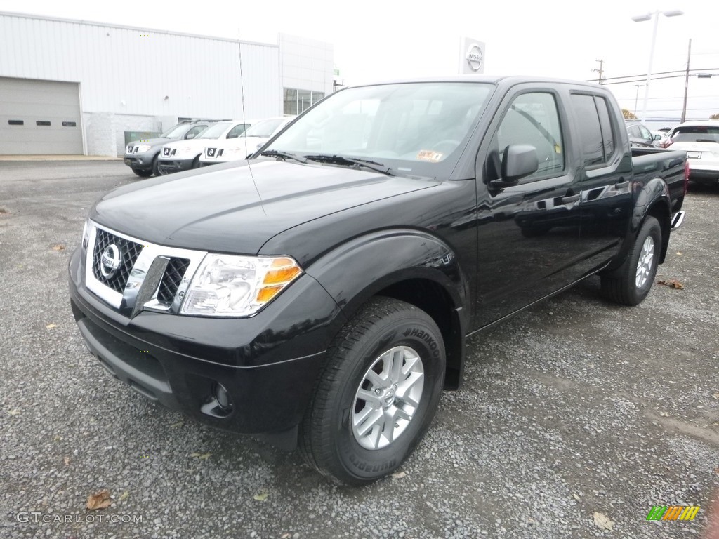Midnight Black 2019 Nissan Frontier SV Crew Cab 4x4 Exterior Photo #130265102
