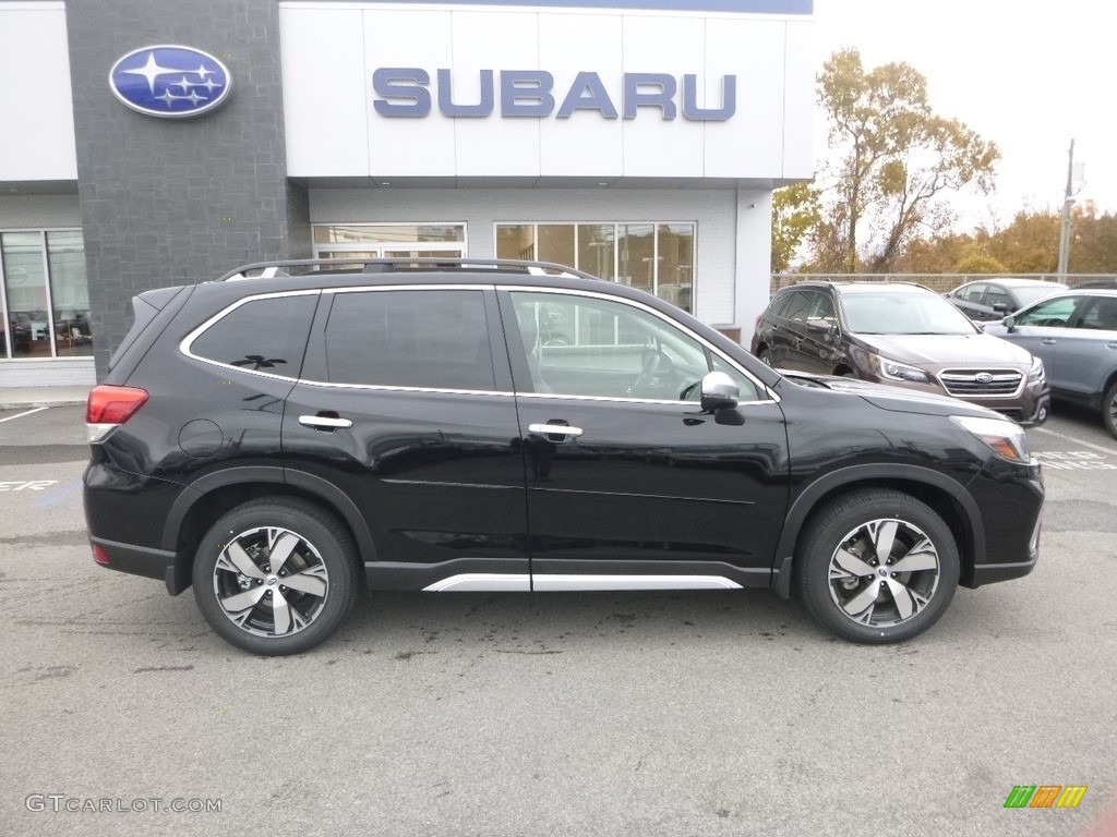 Crystal Black Silica 2019 Subaru Forester 2.5i Touring Exterior Photo #130266152