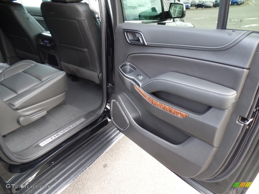 2019 Chevrolet Suburban Premier 4WD Jet Black Door Panel Photo #130267490