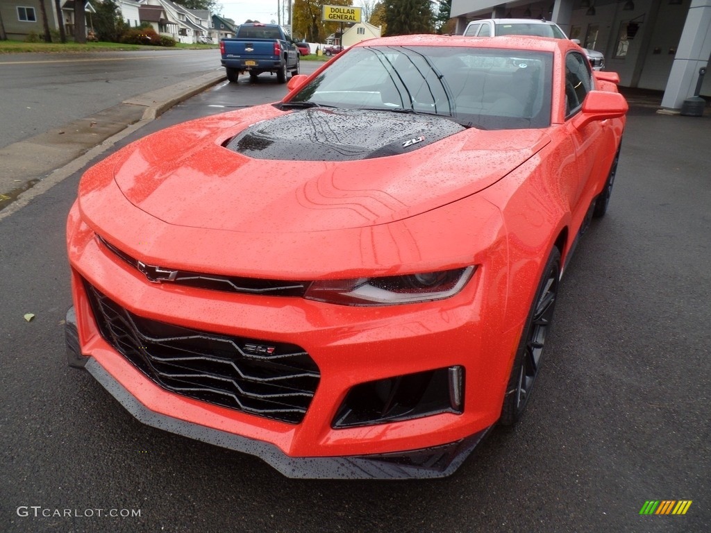 2019 Camaro ZL1 Coupe - Crush (Orange) / Jet Black photo #2