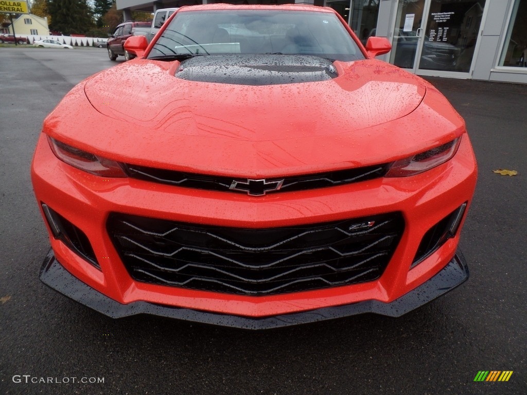 2019 Camaro ZL1 Coupe - Crush (Orange) / Jet Black photo #3