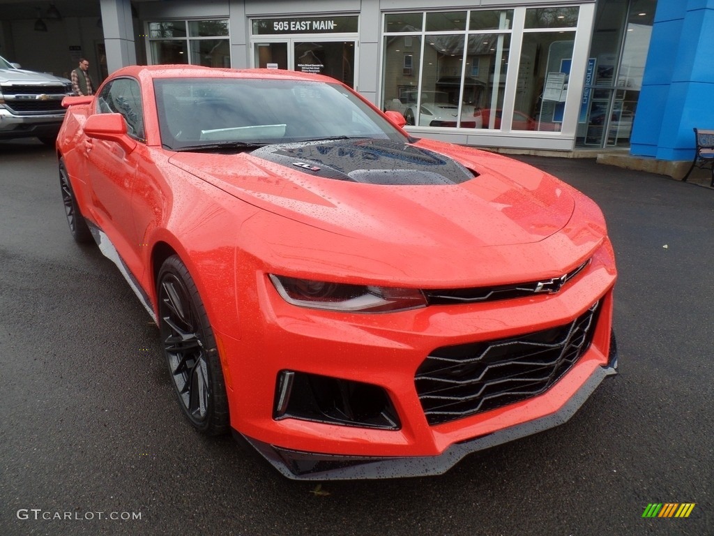 2019 Camaro ZL1 Coupe - Crush (Orange) / Jet Black photo #4