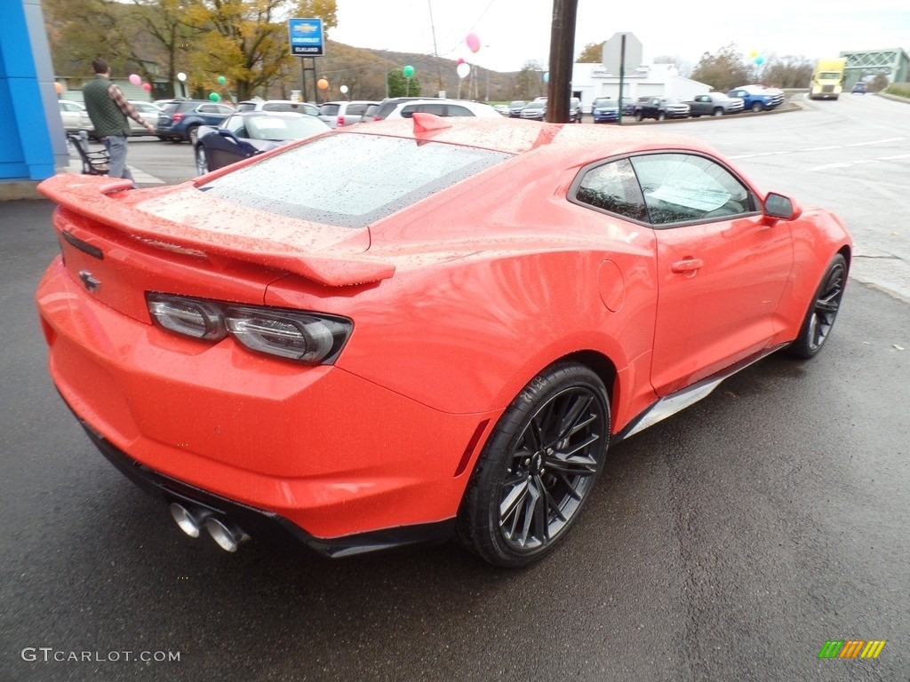 2019 Camaro ZL1 Coupe - Crush (Orange) / Jet Black photo #7