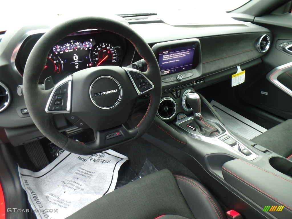 2019 Chevrolet Camaro ZL1 Coupe Jet Black Dashboard Photo #130267661