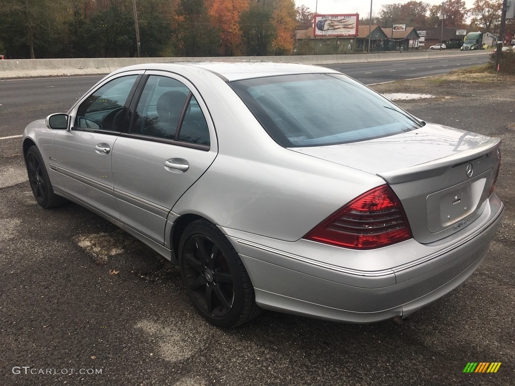 2003 C 230 Kompressor Sedan - Brilliant Silver Metallic / Charcoal photo #3