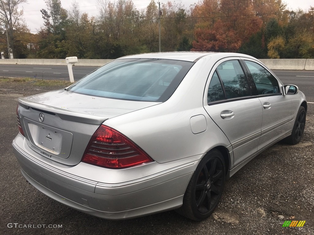 2003 C 230 Kompressor Sedan - Brilliant Silver Metallic / Charcoal photo #5