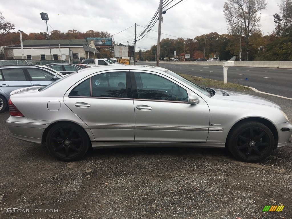 2003 C 230 Kompressor Sedan - Brilliant Silver Metallic / Charcoal photo #6