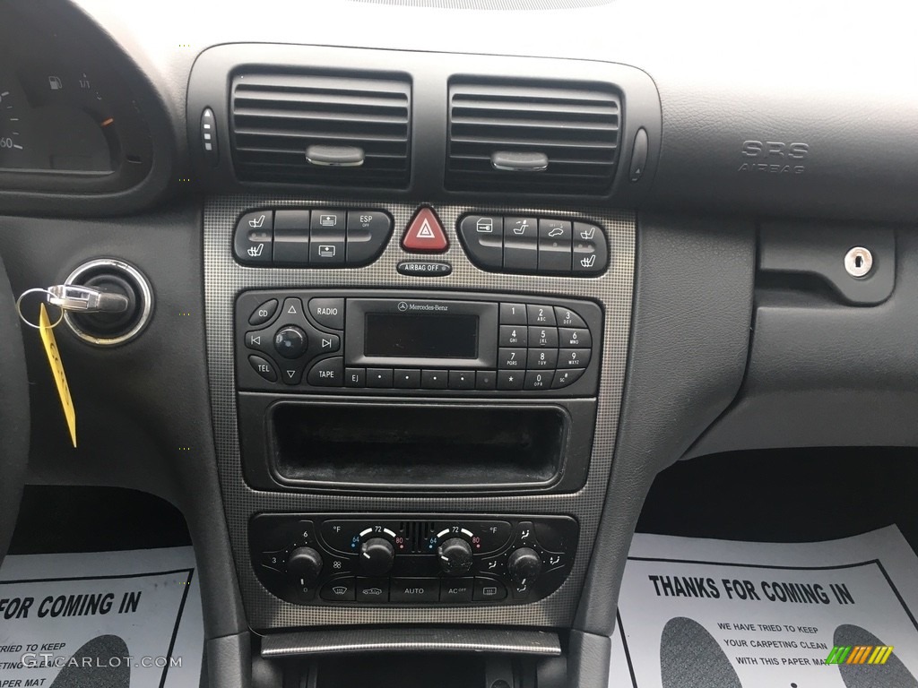 2003 C 230 Kompressor Sedan - Brilliant Silver Metallic / Charcoal photo #15