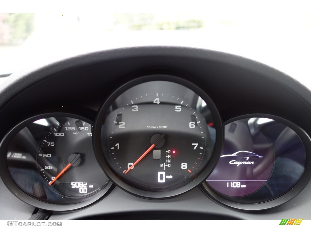 2018 Porsche 718 Cayman Standard 718 Cayman Model Gauges Photo #130271915