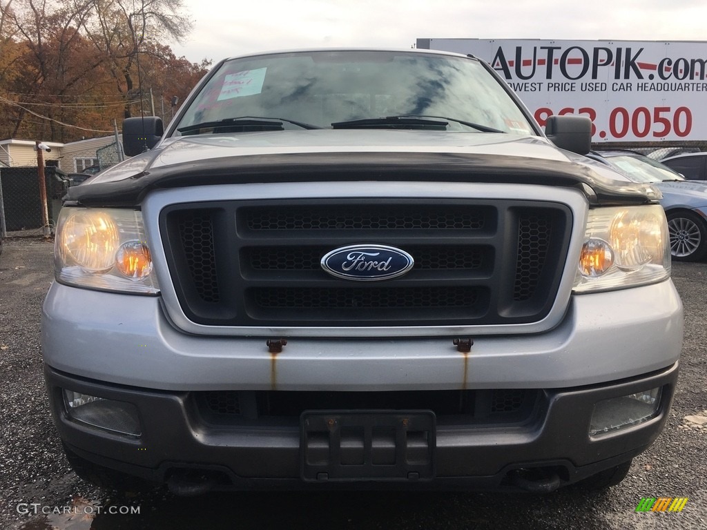 2005 F150 FX4 SuperCab 4x4 - Silver Metallic / Black photo #8